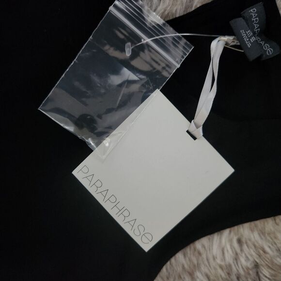 Paraphrase Wide Leg Sleeveless Jumper Black‎ NWT Women's Size Medium - Picture 5 of 10